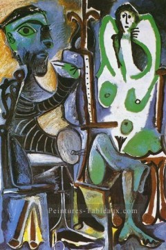  artist - L’artiste et son modèle 6 1963 cubiste Pablo Picasso